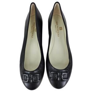 BRUNO MAGLI BIBI BLACK FLATS – WOMEN’S SIZE 6 (EU 36) – ELEGANT & COMFORTABLE